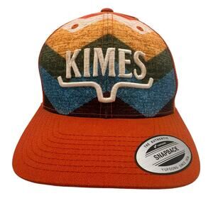 KIMES Colored Zig Zag Mesh Trucker Hat New with tags